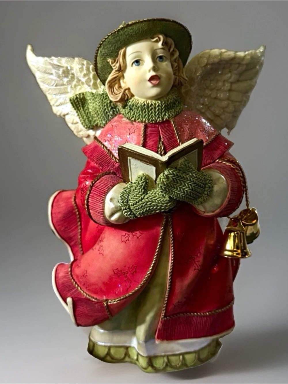 Vintage 2002 Angels Among Us Betty Singer Collection Christmas Caroler Samaco